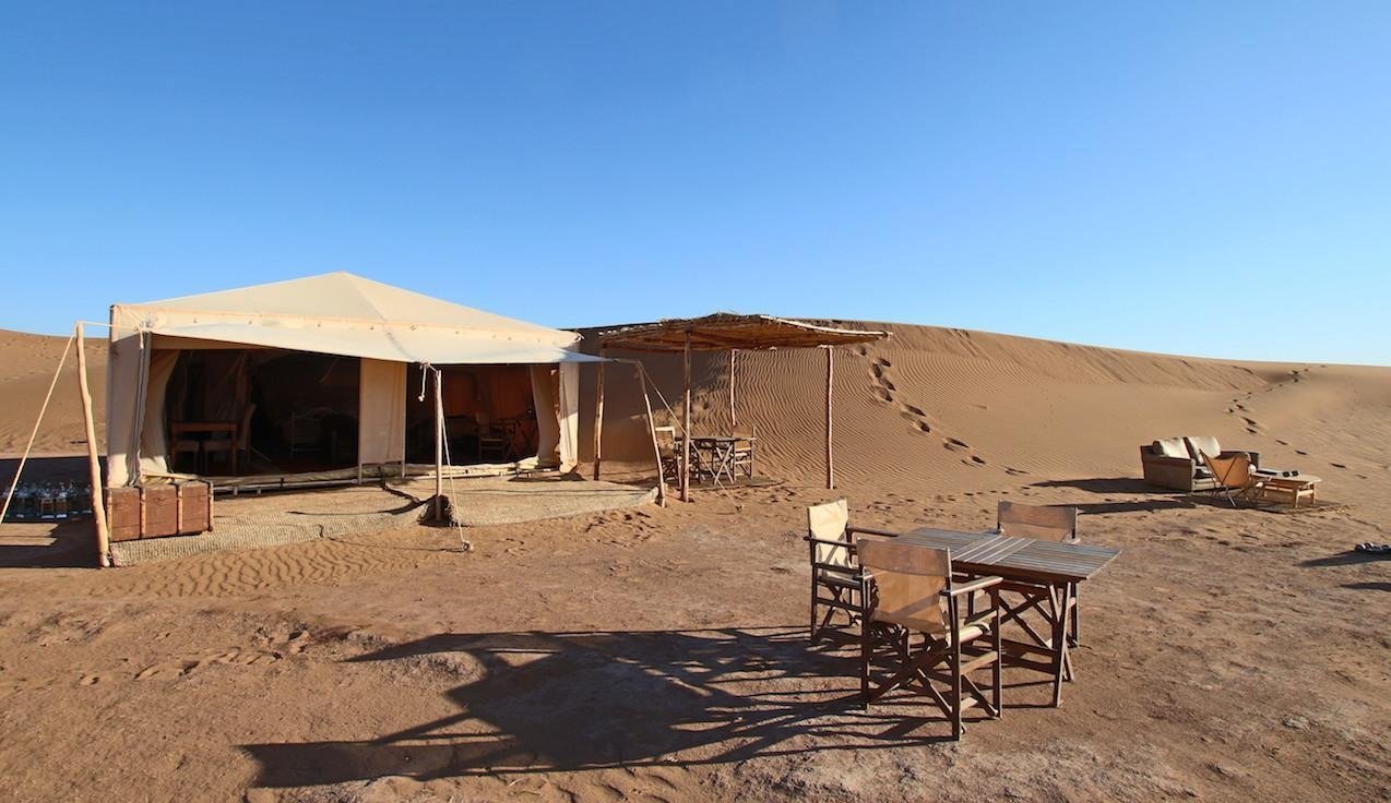 In summer, travel at the edges of the day — sunrise and sunset — and rest through the fierce midday heat.